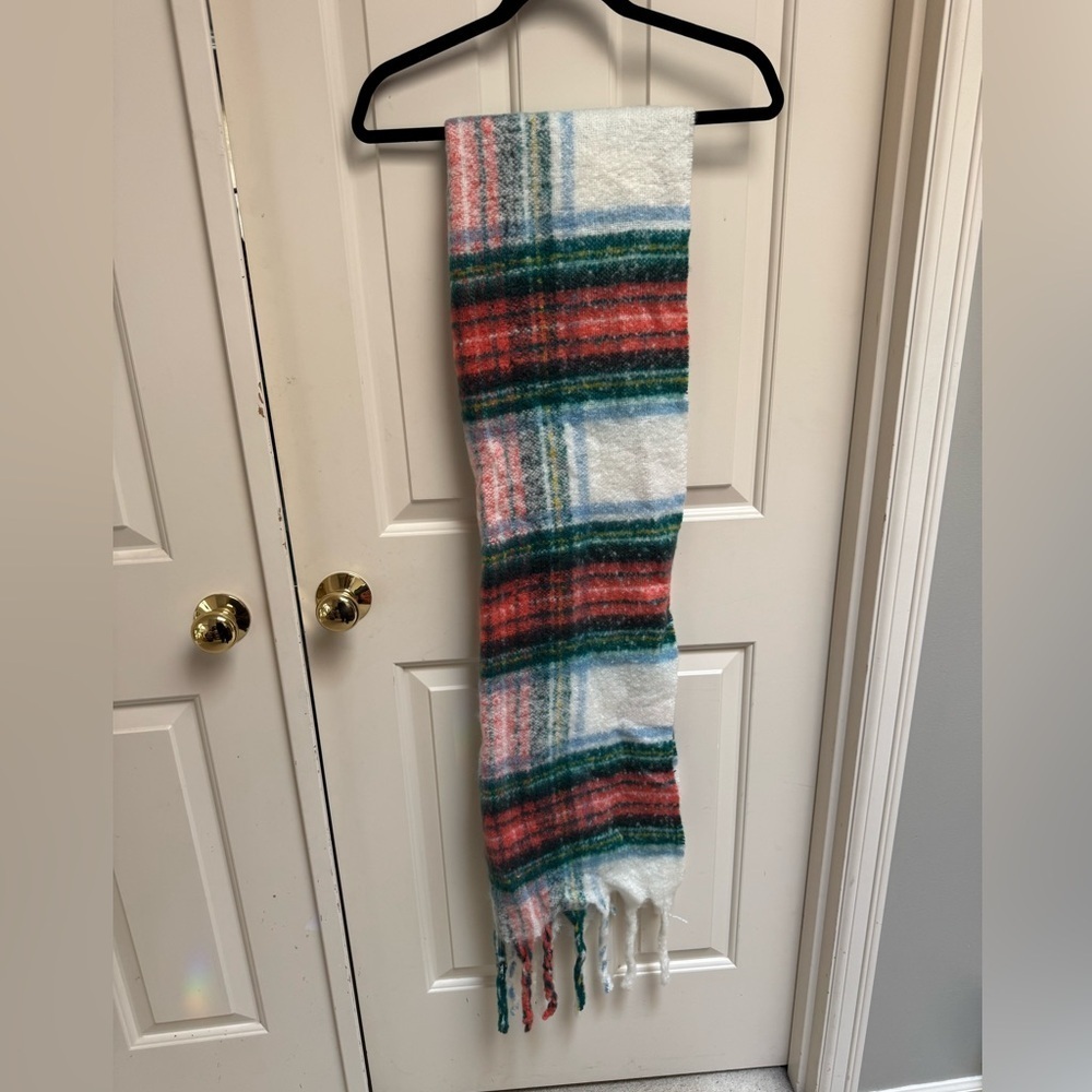 Aerie Plaid Blanket Scarf New With Tags